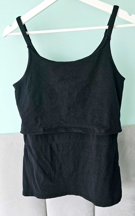 Czarny top do karmienia H&M rozmiar M