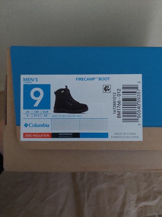 Чоловічі зимові черевики Columbia