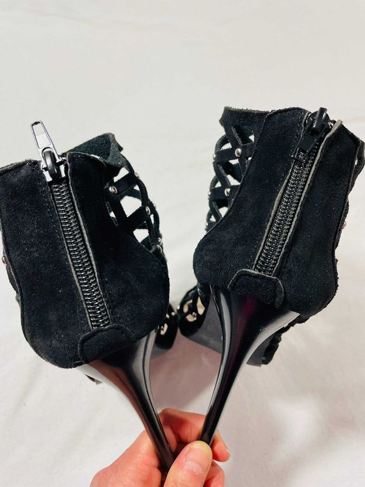 Nowe plecione buty 36 High heels 24 cm wkładka