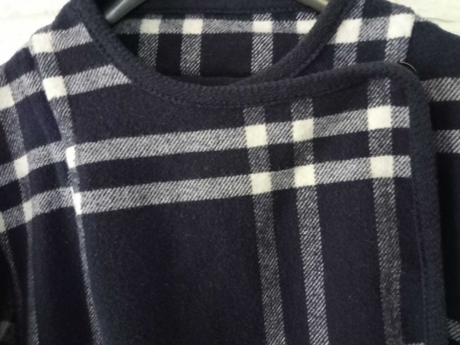 elegancki trencz w kratę-M-XL