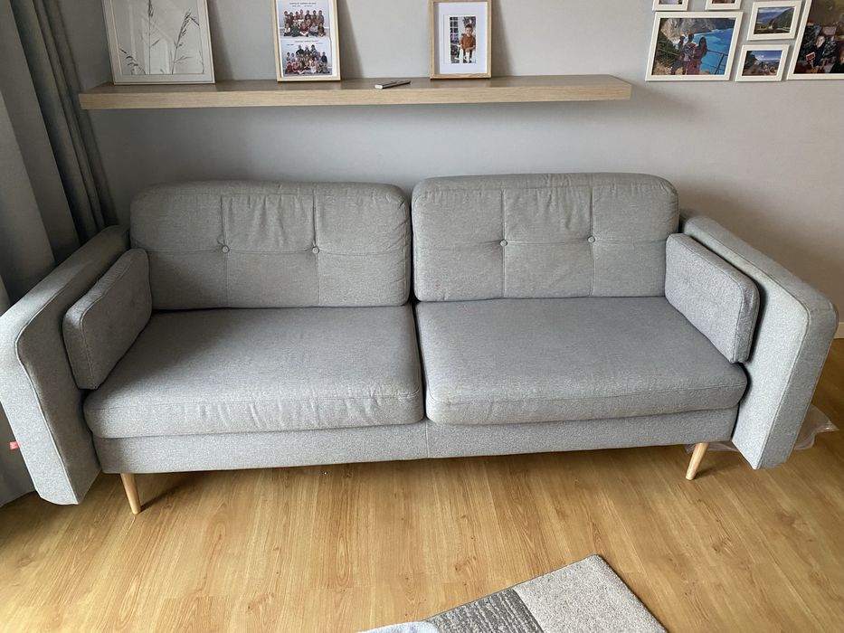 Rozkładana Sofa Cornet III Black Red White