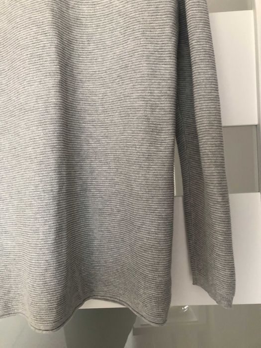 sweter tunika bawełniana szara marki Samsøe rozm M