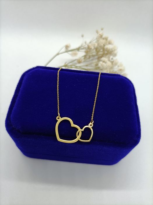 Bransoletka serduszko ze złota, złoto pr 333