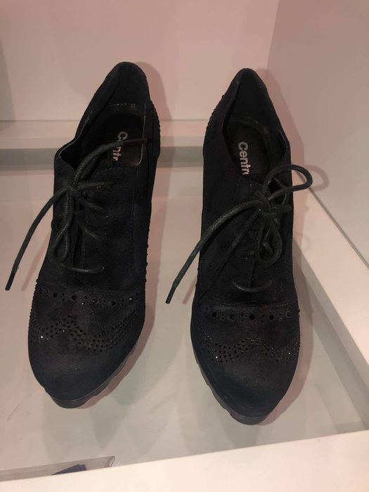 Czarne botki rozm 39-25cm