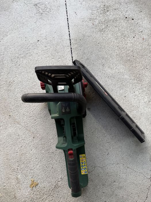 Fantastico motoserra a baterias parkside com apenas uma unica utilizac