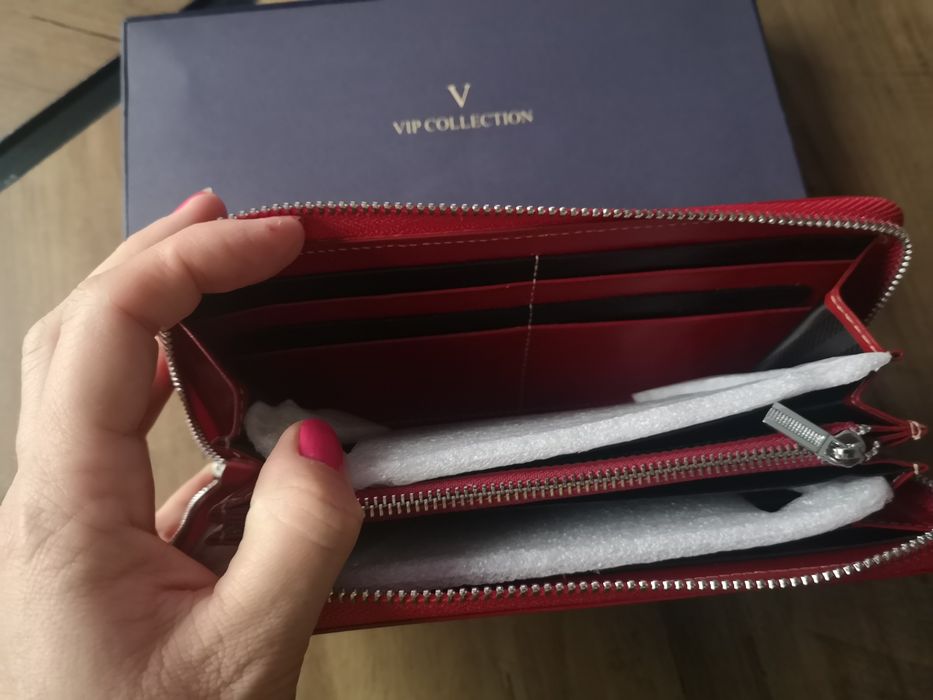 Portfel damski skóra