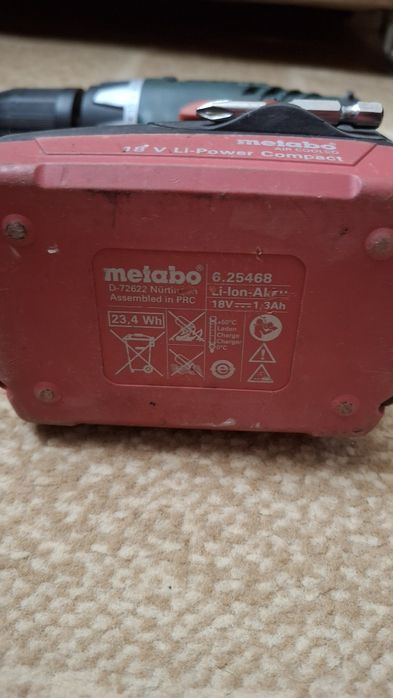 Шуруповерт Метабо