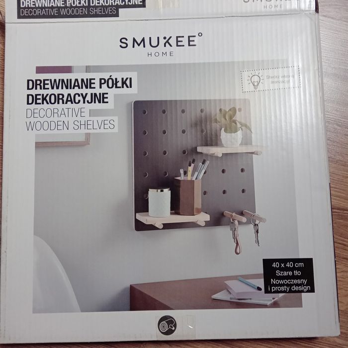 Drewniane półki dekoracyjne,Smukee
