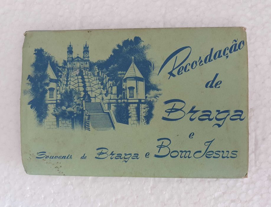 10 Fotos Antigas P/B, Bom Jesus de Braga - RARO e Colecionável