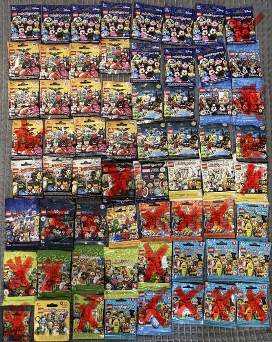 Мініфігурки Лего різних серій !!!