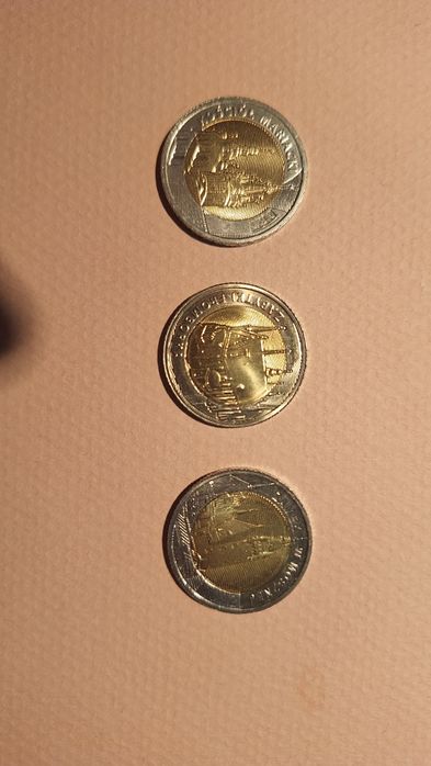 5 zł Zamek w Mosznej + Mariacki + Frombork MENNICZE