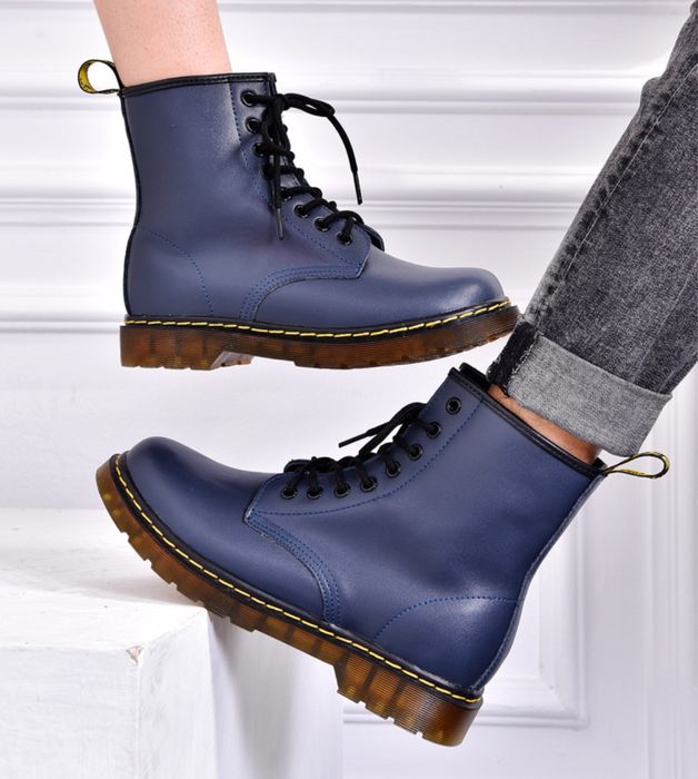 Botki glany workery kozaczki traperki skórzane jak martensy