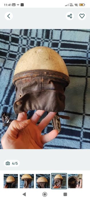 Kask z czasów PRL Nitron