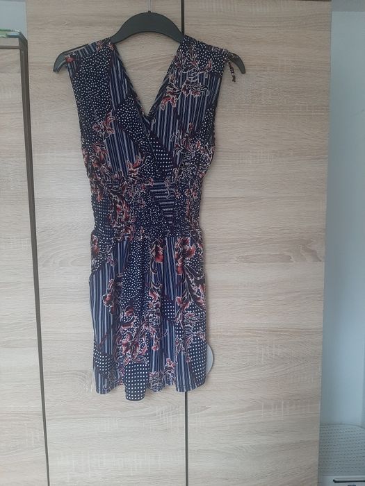 Kombinezon letni, granatowy.