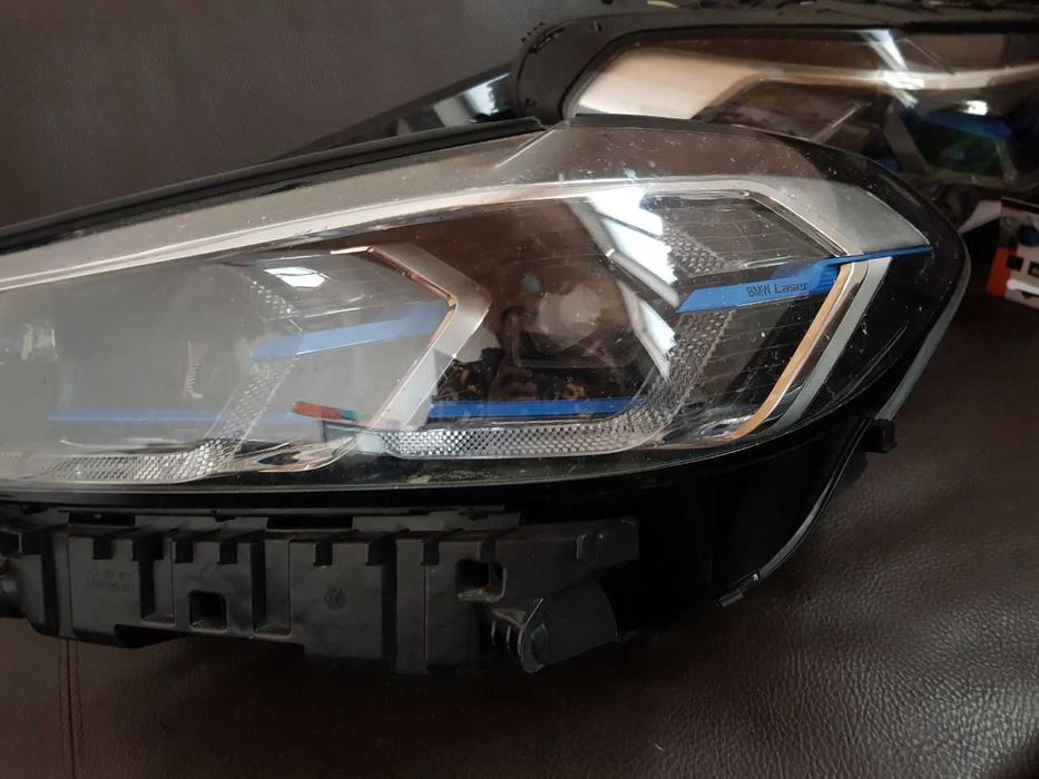 фари бмв x5 f15 лазер права і ліва дефект під відновлення без блочків