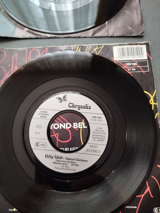 2 single winylowe Billy Idol
