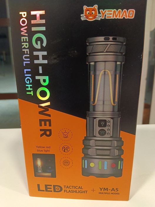 YMA5  Domine a noite Feixe principal concentrado Alcance real 600 m