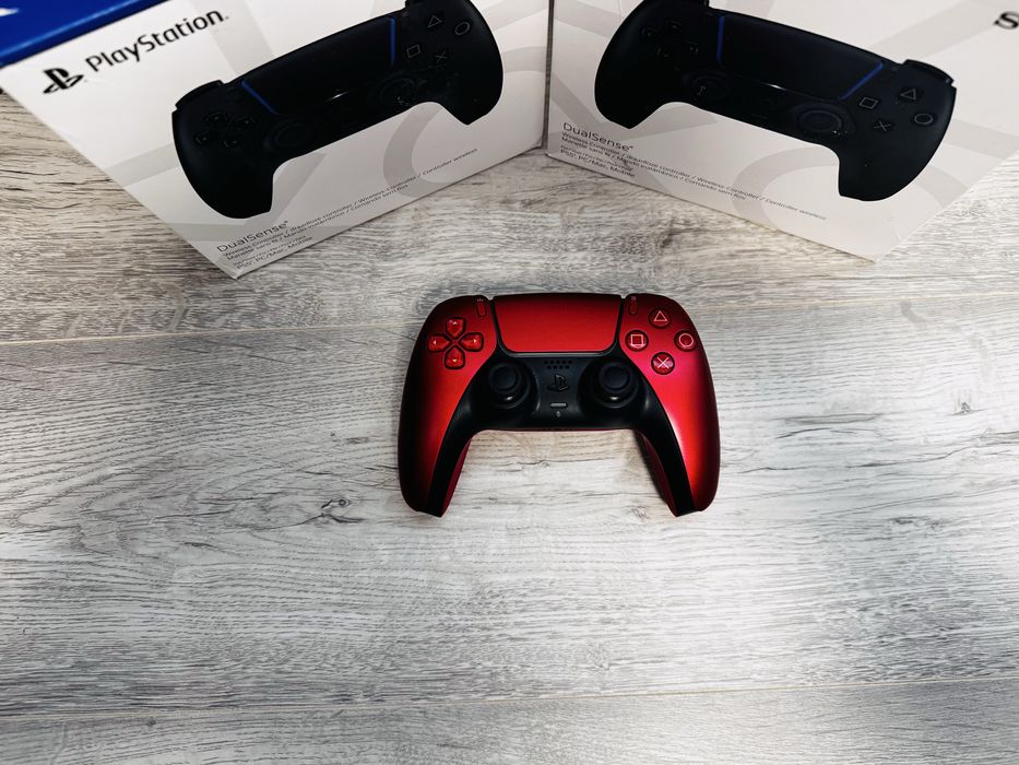 Pad PS5 DualSense Czerwony | TMR Hall Effect | Bez Driftu | Oryginał Sony