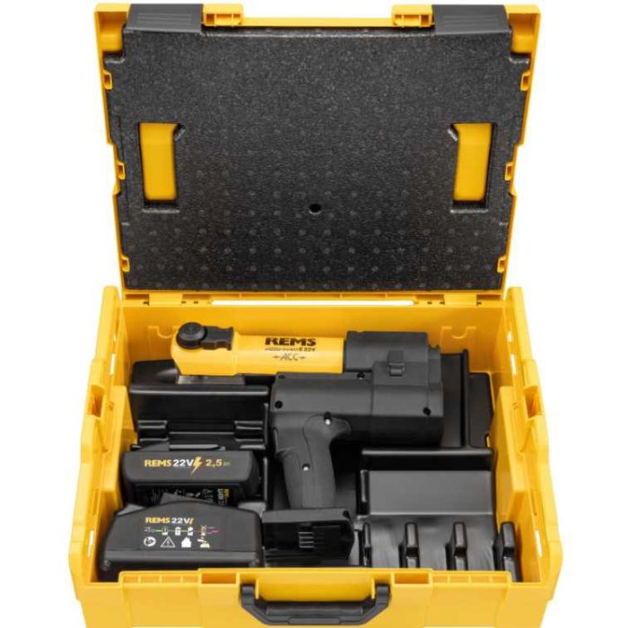 REMS 22V zaciskarka akumulatorowa jak nowa ZESTAW 2025 faktura