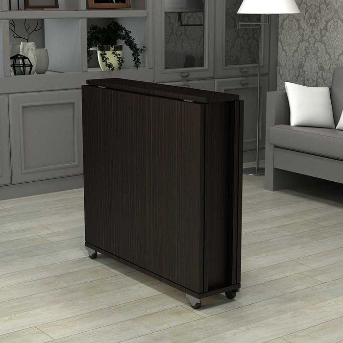 Стіл-книжка Родинний розкладний 80х73х18-274 см з хромованими опорами