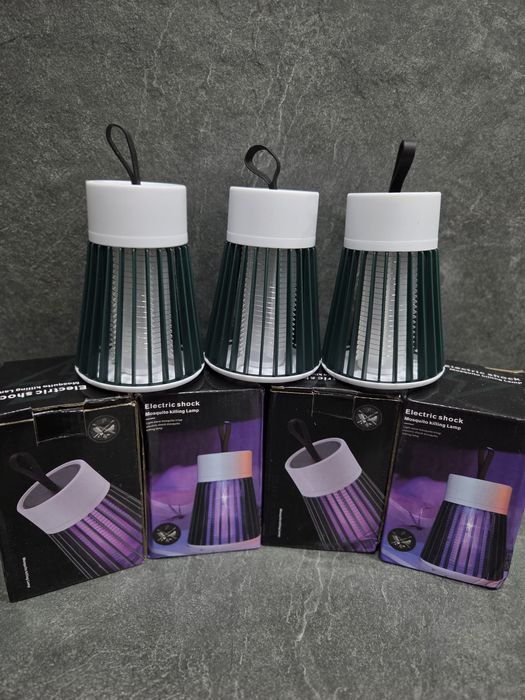 Електрична лампа від комарів, комах Electric Shok Mosquito Lamp, USB, мухобойка, мухобійка