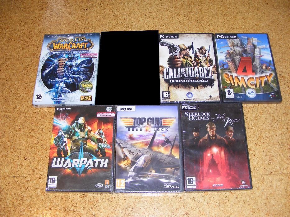 Lote 1 - jogos novos para PC (também vendidos separadamente)