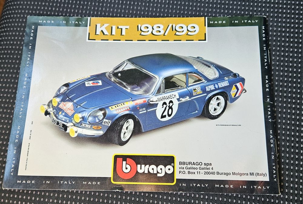 Burago 98/99 prospekt