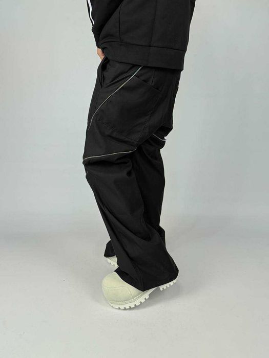 Rick Owens banana cut drkshdw клеш штаны черные кльош штани чорні M L
