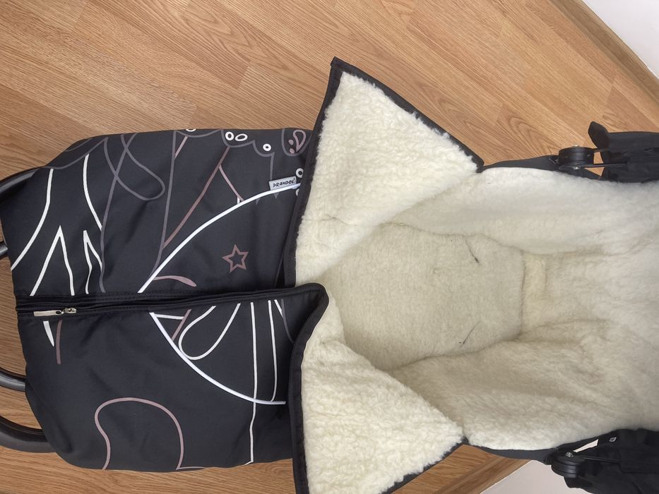 Санки Prampol з колесами та теплим конвертом 8в1