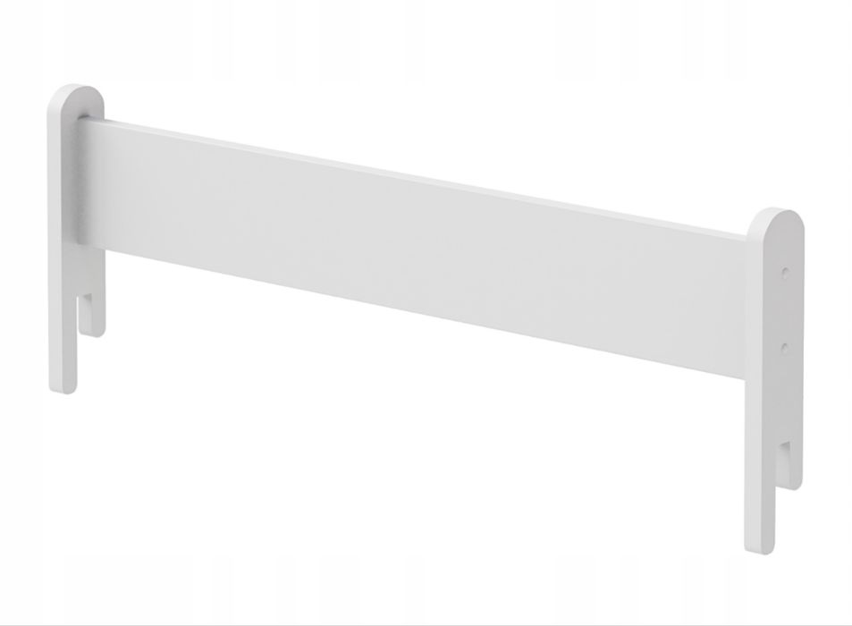 Barierka do łóżka ochronna zdejmowana biała 80cm