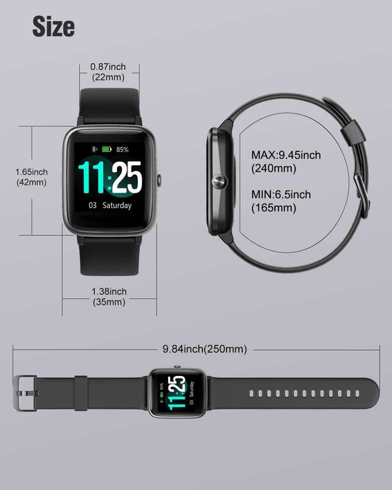 Asiameng G10 Smartwatch tętno miesiączka pogoda GPS SpO2 powiadomienia