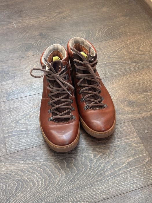 Шкіряні чоловічі черевики Clarks, коричневі, 45-46 (устілка 30,5 см)