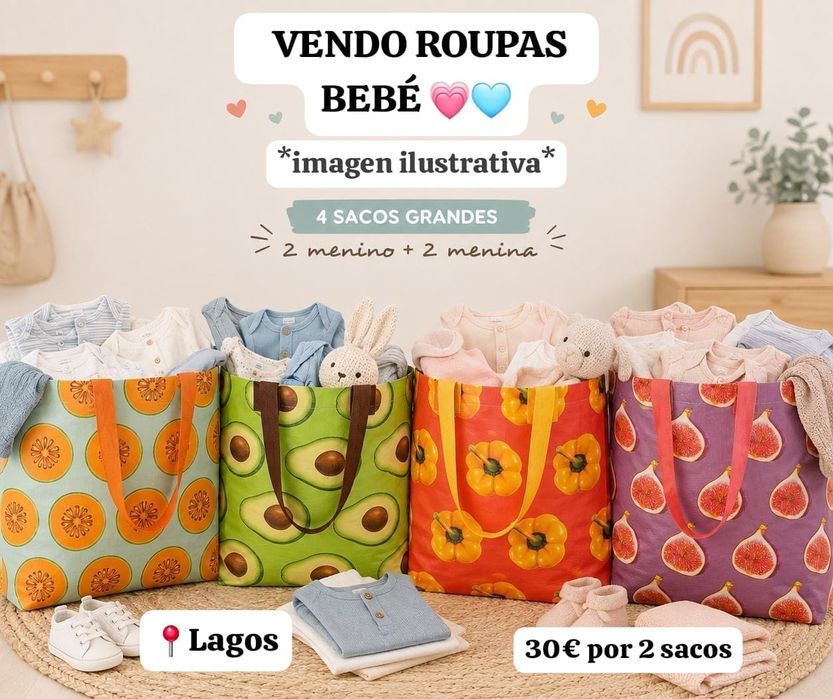 Roupas Bebé 0-12m
