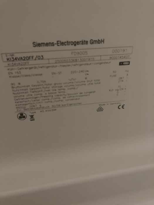 Frigorifico SIEMENS embutido