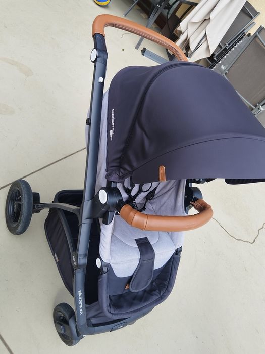 Wózek EasyGo Optimo Air Grey Fox 2w1 – spacerówka + gondola | po 1 dziecku