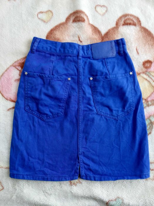 Niebieska chabrowa jeansowa spódnica Pull & Bear 36 jeans jak nowa