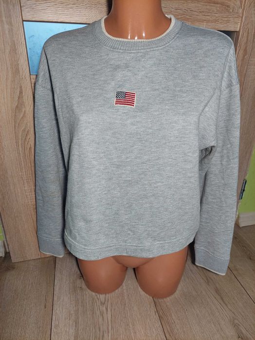 AMERICA TODAY krótka szara bluza XS