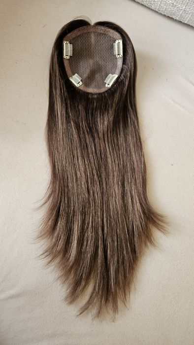 Накладка, топер на голову, натуральне волосся