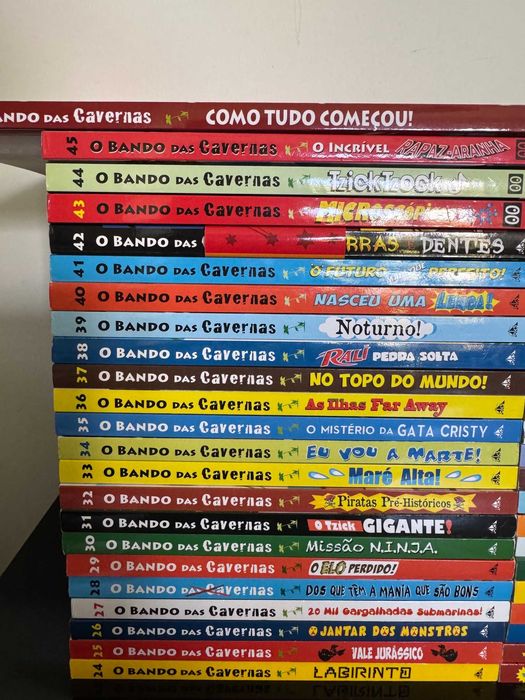 Coleção Bando das Cavernas – Livros 1 a 45 – Excelente estado