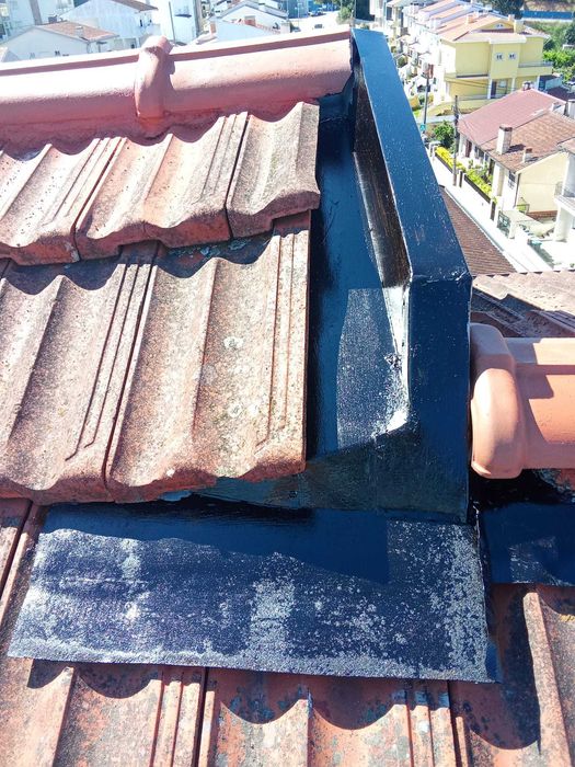 Limpeza e impermeabilização de telhados