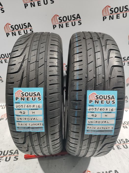 2 pneus semi novos Uniroyal 205-60R16 - Oferta dos Portes
