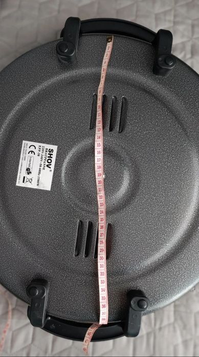 Elektryczna patelnia 38 cm SHOV EPP-38 z pokrywką