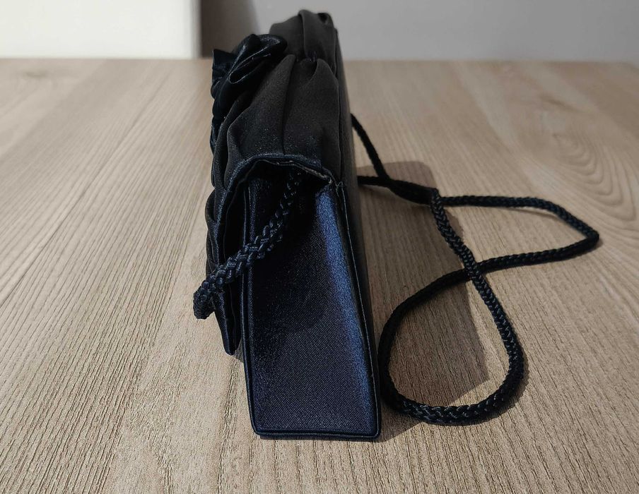 Torebka kopertówka granatowa