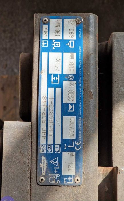 Pinça para fardos rotativa Como Nova
