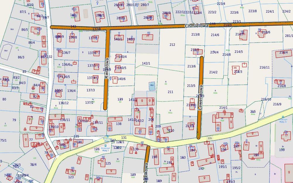 Działka budowlana 14ar Krzeczyn Mały