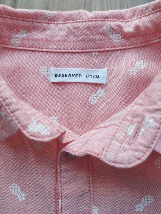 Koszula chłopięca Reserved 152 ananasy morela