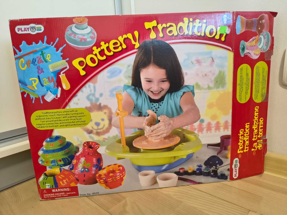 Tradycyjny zestaw garncarski dla dziewczynki