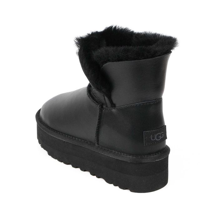 Шкіряні жіночі уггі на платформі UGG Australia