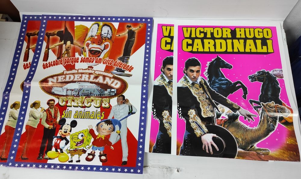 Bilhetes & cartazes circo (diversos)