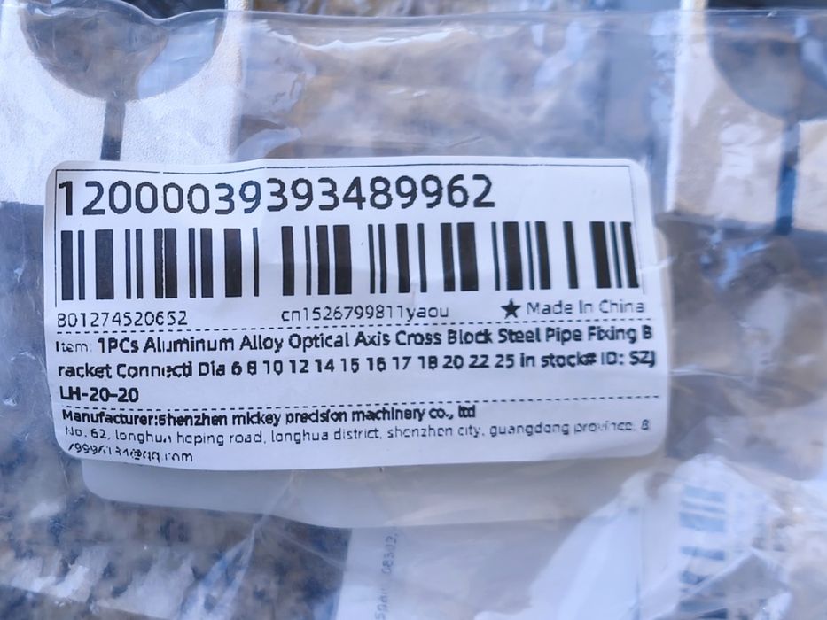 Conjunto abraçadeiras cruzadas